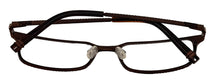 Load image into Gallery viewer, Tumi Mens Brown Stainless Steel Rectangle Eyewear Frame T106. 52mm
