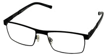 Load image into Gallery viewer, Tumi Mens Stailess Steel Rectangle Eyewear Frame T101 Black 54mm
