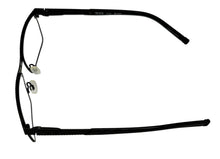Load image into Gallery viewer, Tumi Mens Stailess Steel Rectangle Eyewear Frame T101 Black 54mm
