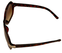 Load image into Gallery viewer, Guess Sunglass Womens Dark Havana Oversize Rectangle Plastic, GF0405. 52F
