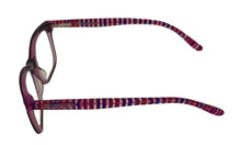 Load image into Gallery viewer, Cosmopolitan Women's Purple Rectangle Plastic Reading Glass C201 53mm 2.0X

