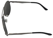 Load image into Gallery viewer, Timberland Gunmetal Mens Metal Aviator Sunglass, Light Flash Lens TB7172 8C
