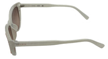 Load image into Gallery viewer, Guess Womens White Cat Eye Plastic Sunglass, Brown Gradient Lens GO00006 21F
