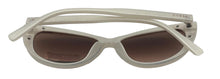 Load image into Gallery viewer, Guess Womens White Cat Eye Plastic Sunglass, Brown Gradient Lens GO00006 21F
