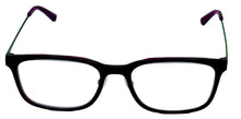 Load image into Gallery viewer, Jones New York Men's Purple Rectangle Plastic Reading Glass J773. 56mm 1.5X
