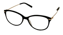 Load image into Gallery viewer, Jones New York Mens Square Black Plastic Reading Glass, J763. 54mm 2.0X
