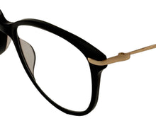 Load image into Gallery viewer, Jones New York Mens Square Black Plastic Reading Glass, J763. 54mm 2.0X

