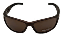 Load image into Gallery viewer, Timberland Mens Rectangle Pearl Brown Plastic Sunglass, Flash Lens TB7124. 49G
