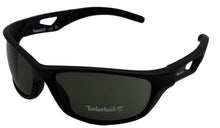 Load image into Gallery viewer, Timberland Mens Rectangle Matte Black Plastic Sunglass, Green Lens TB7124. 2N
