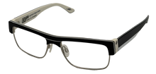 Load image into Gallery viewer, Electric Mens Eyeglass Plastic Rectangle Mutiny.5 Black n White. 54mm Electric
