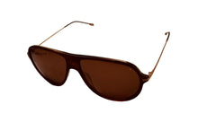 Load image into Gallery viewer, John Varvatos Mens Brown Plastic Aviator Sunglass, Brown Lens V778

