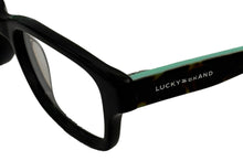 Load image into Gallery viewer, Lucky Big Kids Ophthalmic Black Soft Rectangle Plastic Frame D705 49mm
