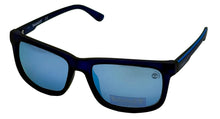 Load image into Gallery viewer, Timberland Men Sunglass Matte Black Blue Plastic Square, Polarized Lens TB7153 91D
