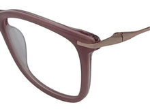 Load image into Gallery viewer, Jones New York Pink Gold Womens Plastic Rectangle Eyewear , J241 48mm

