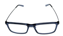 Load image into Gallery viewer, TUMI - VTU800 Unisex Reading Glasses 2.0X - Blue Light Blocking Eyeglasses for Men &amp; Women - Stylish Rectangle Shape Eyewear - 20mm - Crystal Navy
