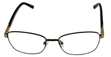 Load image into Gallery viewer, Jones New York Black Mens Metal Rectangle Eyewear Frame, J487 53mm
