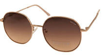 Load image into Gallery viewer, Kenneth Cole Reaction Mens Sunglass Round Gold Metal Gradient KC1407. 32B
