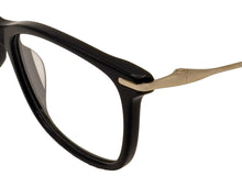 Load image into Gallery viewer, Jones New York Black Gold Womens Plastic Rectangle Eyewear , J241 48mm
