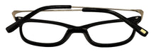 Load image into Gallery viewer, Jones New York Black Gold Womens Plastic Rectangle Eyewear , J241 48mm
