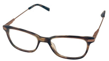 Load image into Gallery viewer, Jones New York Brown Horn Womens Plastic Rectangle Eyewear , J242. 48mm
