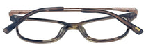 Load image into Gallery viewer, Jones New York Brown Horn Womens Plastic Rectangle Eyewear , J242. 48mm
