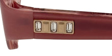 Load image into Gallery viewer, Jones New York Blush Plastic Rectangle Eyewear Frame VJON 791 51mm
