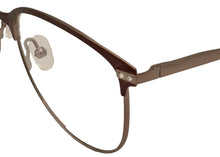 Load image into Gallery viewer, Jones New York Brown Mens Metal Soft Square Eyewear , VJON498 56mm
