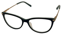Load image into Gallery viewer, Jones New York Womens Teal Plastic Soft Square Eyewear Frame, VJON788. 56mm
