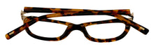 Load image into Gallery viewer, Jones New York Womens Rectangle Havana Plastic Eyewear Frame VJOP249. 48mm
