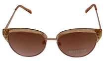 Load image into Gallery viewer, Kenneth Cole Reaction Sunglass Round Beige Rose Gold Metal, Gradient KC1398 47T
