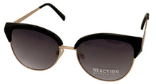 Load image into Gallery viewer, Kenneth Cole Reaction Sunglass Round Black Gold Metal, Gradient KC1398 1B
