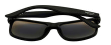 Load image into Gallery viewer, Guess Sunglass Mens Matte Black Rectangle Plastic, Blue Mirror Lens GF0203. 2X
