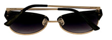 Load image into Gallery viewer, Kenneth Cole Reaction Sunglass Round Black Gold Metal, Gradient KC1398 1B
