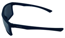 Load image into Gallery viewer, Guess Mens Matte Navy Rectangle Wrap Sunglasses, Silver Mirror Lens. GF0198. 91C
