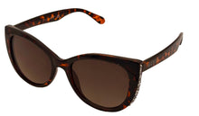 Load image into Gallery viewer, Guess Sunglass Womens Dark Havana Cat Eye Gradient Lens GF0422. 52F
