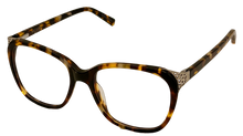 Load image into Gallery viewer, Jones New York Brown Havana Unisex Plastic Soft Square Eyewear , VJON783 52mm
