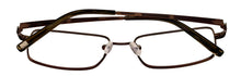 Load image into Gallery viewer, Jones New York Brown Mens Metal Rectangle Eyewear Frame, VJOM371 58mm
