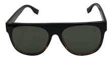 Load image into Gallery viewer, Converse Mens Flat Straight Top Brow Plastic Black Tortoise Sunglass, Smoke Lens H104
