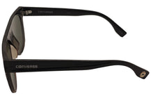 Load image into Gallery viewer, Converse Mens Flat Straight Top Brow Plastic Black Tortoise Sunglass, Smoke Lens H104
