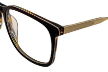 Load image into Gallery viewer, Jones New York Matte Brown Mens Plastic Soft Square Eyewear , VJOM548 53mm
