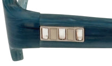 Load image into Gallery viewer, Jones New York Teal Plastic Rectangle Eyewear Frame VJON 791 51mm
