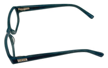 Load image into Gallery viewer, Jones New York Teal Plastic Rectangle Eyewear Frame VJON 791 51mm
