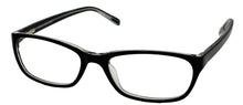 Load image into Gallery viewer, Jones New York Black Crystal Womens Plastic Rectangle Eyewear , J730 53mm
