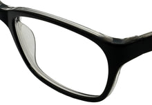 Load image into Gallery viewer, Jones New York Black Crystal Womens Plastic Rectangle Eyewear , J730 53mm
