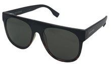 Load image into Gallery viewer, Converse Mens Flat Straight Top Brow Plastic Black Tortoise Sunglass, Smoke Lens H104
