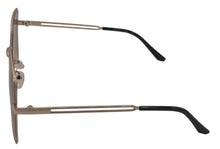 Load image into Gallery viewer, Guess Sunglass Womens Gold Oversized Square, Gradient Lens GF0419. 32B
