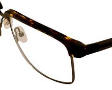 Load image into Gallery viewer, Jones New York Havana Mens Plastic Rectangle Eyewear , VJOM374 60mm
