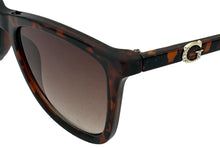 Load image into Gallery viewer, Guess Sunglass Womens Havana Fashion Soft Square Plastic Sunglass GF0421. 52F
