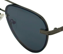 Load image into Gallery viewer, Guess Sunglass Mens Shiny Gunmetal / Metal Aviator, Smoke Flash Lens GF0194 8C
