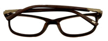 Load image into Gallery viewer, Jones New York Taupe Womens Plastic Rectangle Eyewear , J768. 53mm
